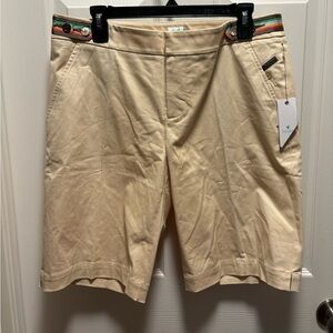 NEW Birdie | Bermuda Shorts Khaki Sz 12‎